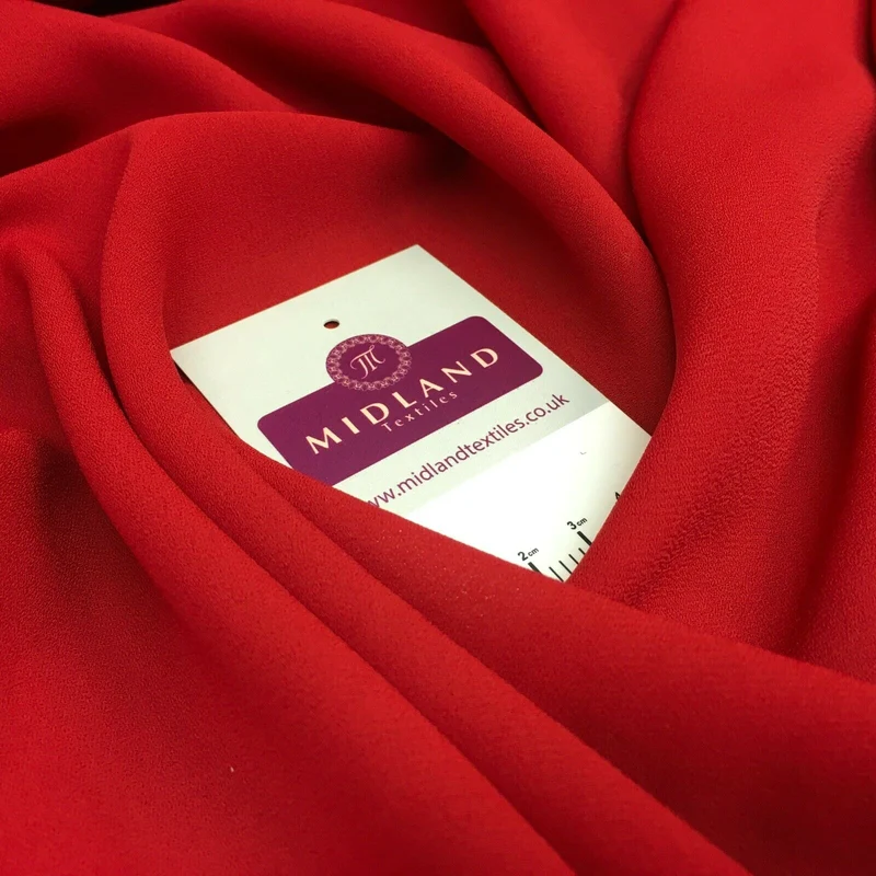 Plain Amazon Crepe Georgette Chiffon Fabric MJ787