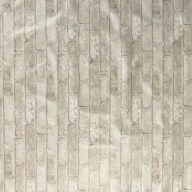 Wachstuch Tischdecke 01590-02 Steine Klinker Ziegel beige Loft eckig rund oval
