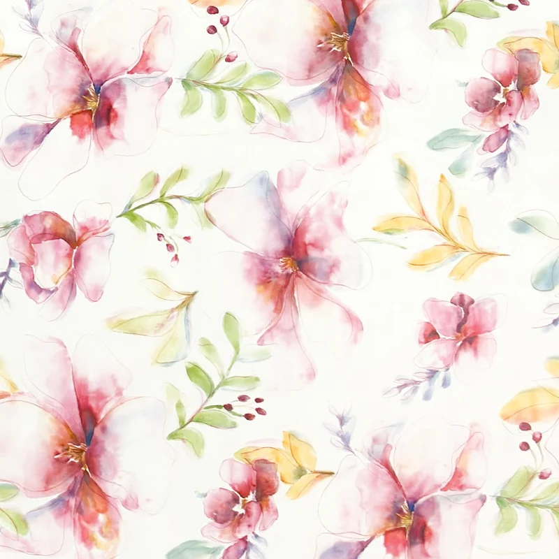 Wachstuch Tischdecke 06387-01 Magnolienblüten Aquarell eckig rund oval