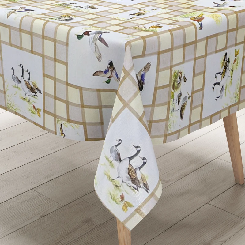 Wachstuch Rolle SONDERPOSTEN Wildmotiv Enten B8971-01 Rollenware