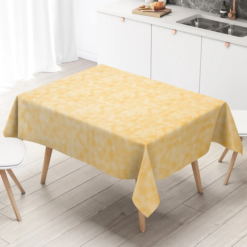 Wachstuch Tischdecke K150033 gelb marmoriert Marmoroptik eckig rund oval