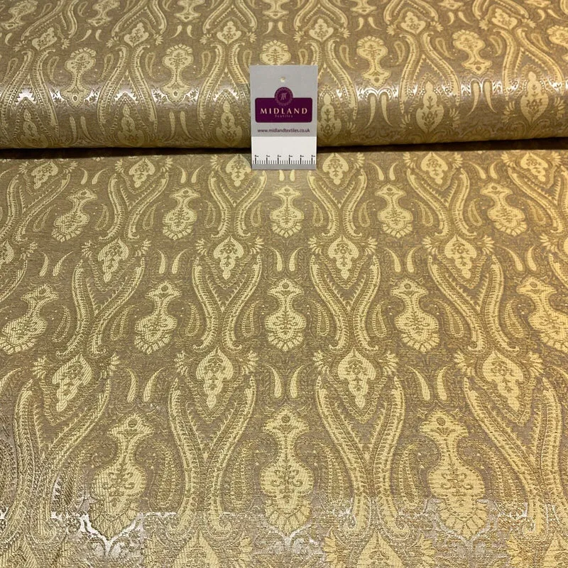 Indian Banarsi Brocade wedding double paisley ornate fabric 150cm wide M1728
