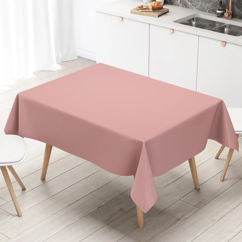 Wachstuch Tischdecke rosa uni 210 einfarbig unifarben eckig rund oval
