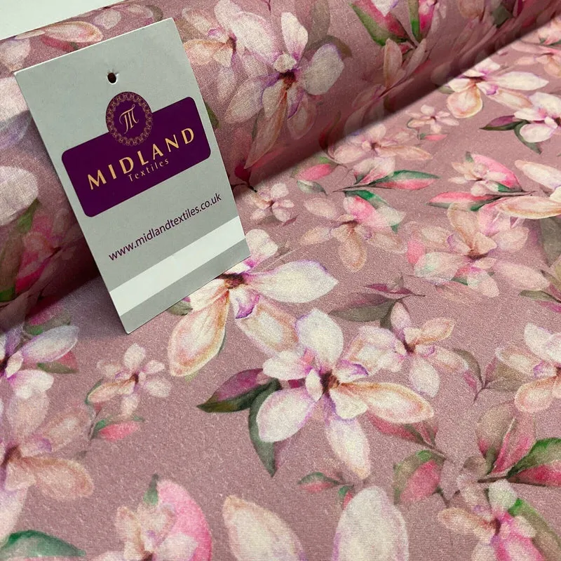 Summer floral lightweight Cotton Lawn dress Fabric Sold per Metre M1829