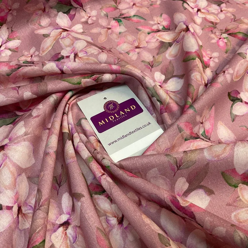 Summer floral lightweight Cotton Lawn dress Fabric Sold per Metre M1829