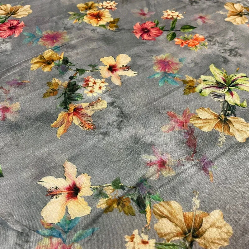 Summer floral lightweight Cotton Lawn dress Fabric Sold per Metre M1830