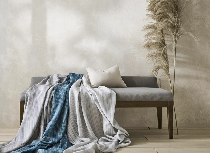Gardinenstoff Floaty - midnight 297 cm