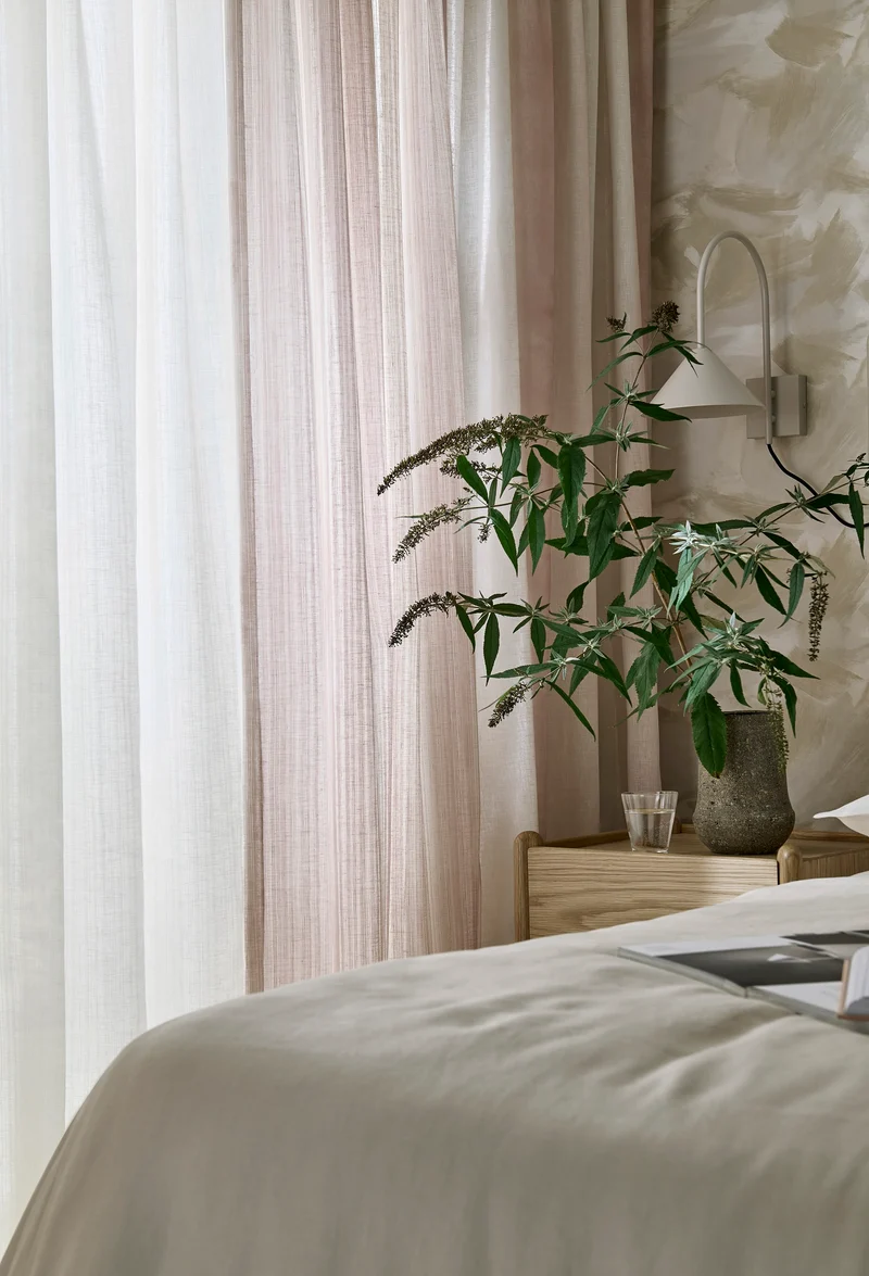Gardinenstoff Floaty - blush 297 cm