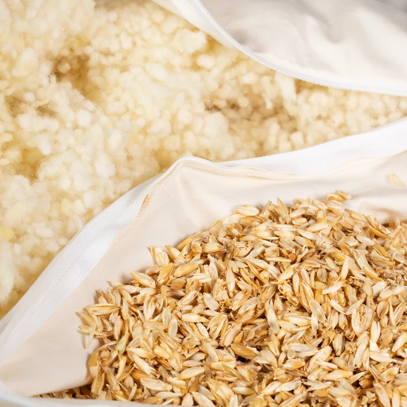 Nackenrolle aus Flauschloden | Naturfüllung