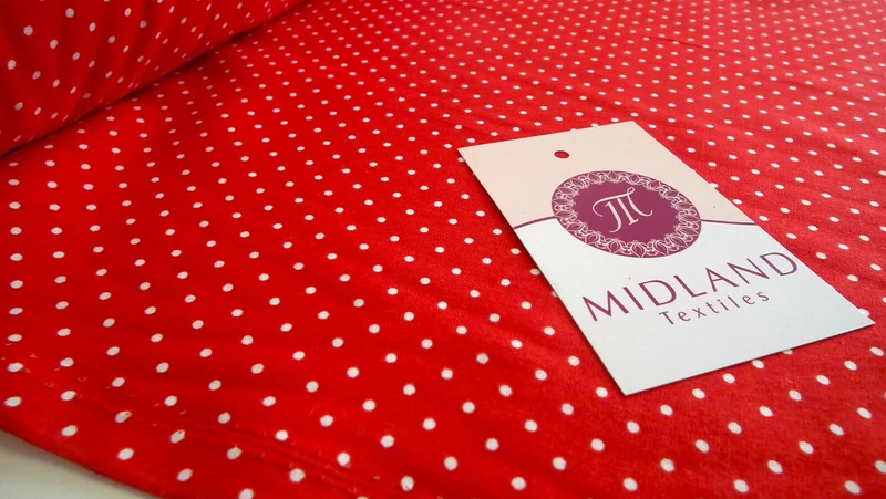 Mini 2mm Polka Dot 100% Cotton Poplin mask Fabric 44" M20 Mtex