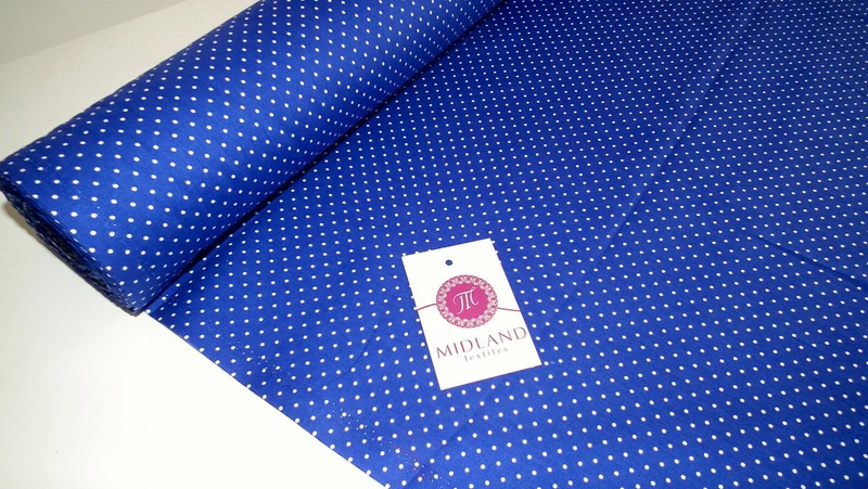 Mini 2mm Polka Dot 100% Cotton Poplin mask Fabric 44" M20 Mtex