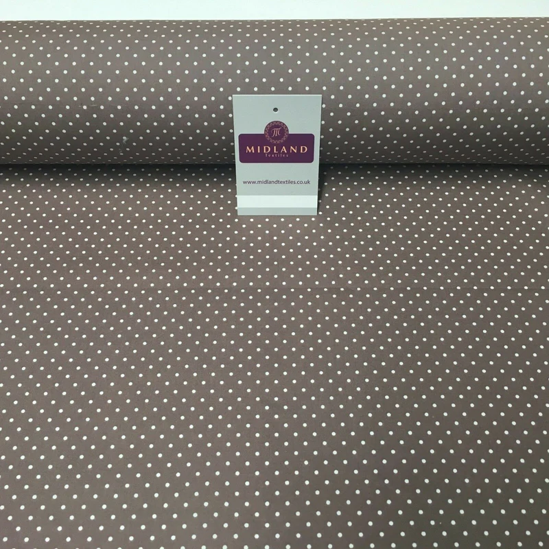 Mini 2mm Polka Dot 100% Cotton Poplin mask Fabric 44" M20 Mtex
