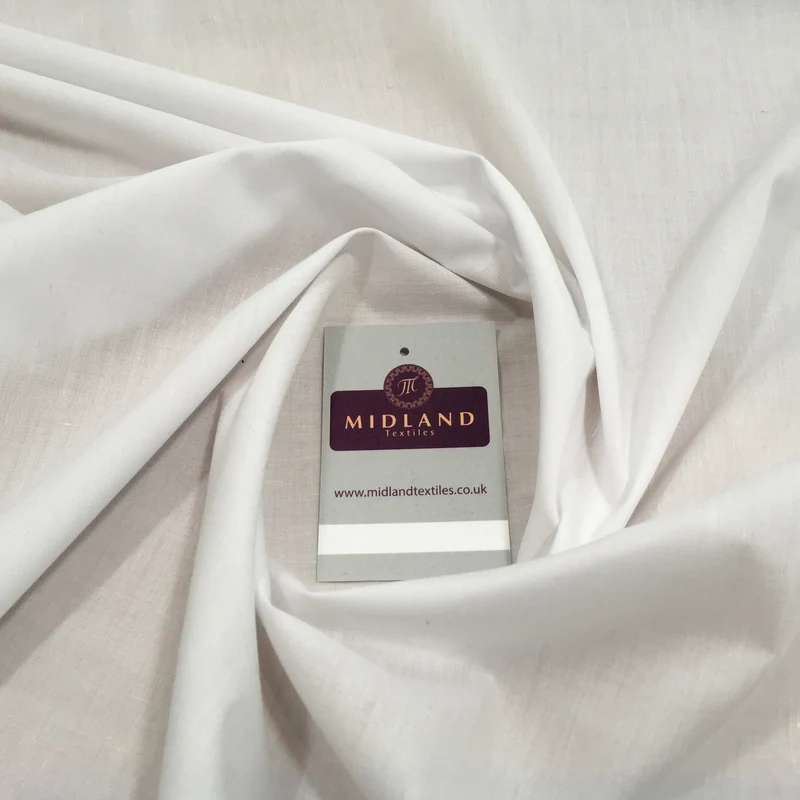 Plain Polycotton Fabric Full 35m Roll, 112cm Wide – MA820