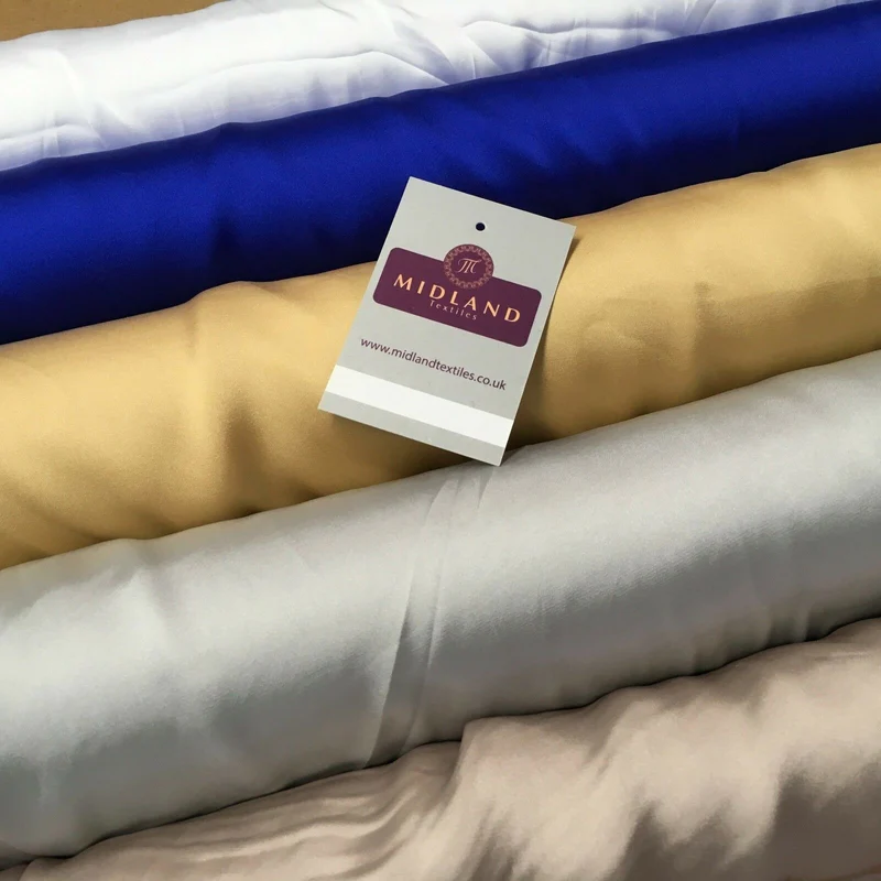Silky Charmeuse Lightweight Satin bridal dress fabric 58" MD831 Mtex