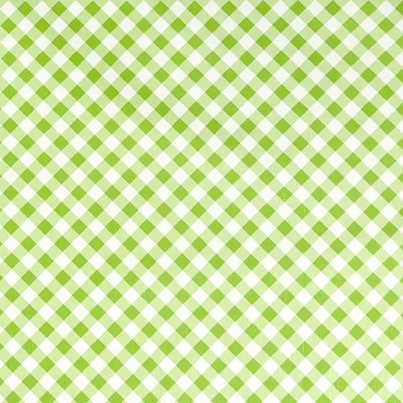 Wachstuch Tischdecke geprägt KE31440 Rautenkaro in grün weiß eckig rund oval