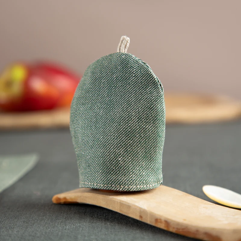 Eierwärmer aus Bioleinen & Schurwolle
