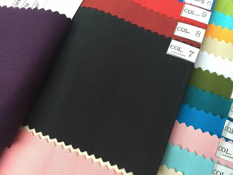 100% Cotton Poplin Fabric - Plain Dress & Craft Weight - 45" Wide - M22