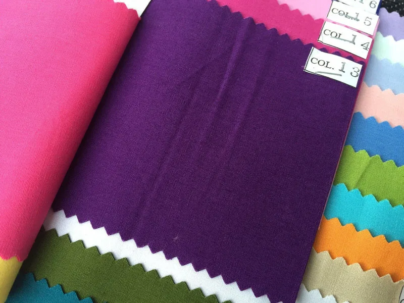 100% Cotton Poplin Fabric - Plain Dress & Craft Weight - 45" Wide - M22