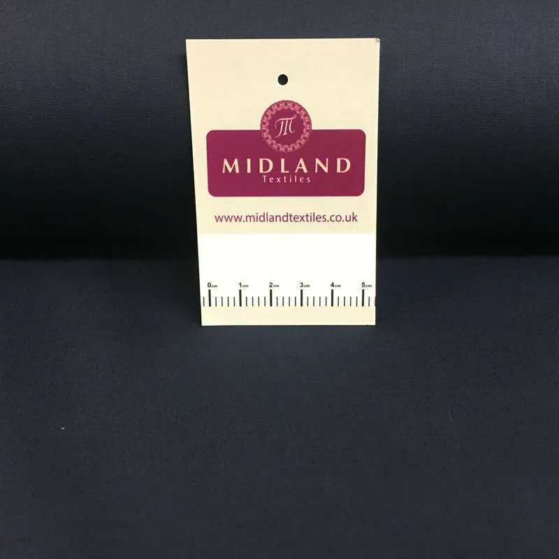 100% Cotton Poplin Fabric - Plain Dress & Craft Weight - 45" Wide - M22
