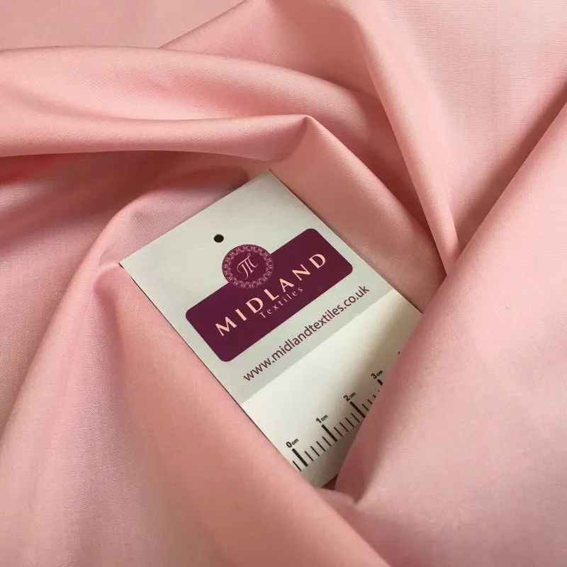 100% Cotton Poplin Fabric - Plain Dress & Craft Weight - 45" Wide - M22