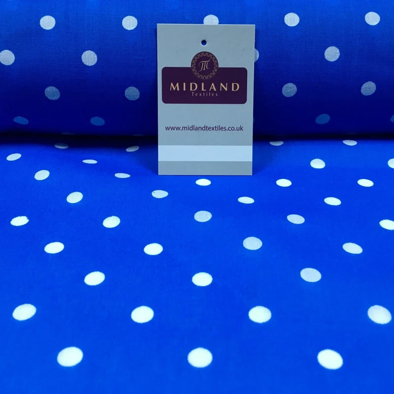 Pea Spot Dot print polycotton Fabric 110cm Wide MS1351 Mtex Mask Fabric