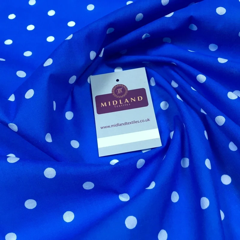 Pea Spot Dot print polycotton Fabric 110cm Wide MS1351 Mtex Mask Fabric