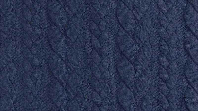 Plain Cable Knit Jersey ideal for jumpers cardigans sweaters Fabric M1659