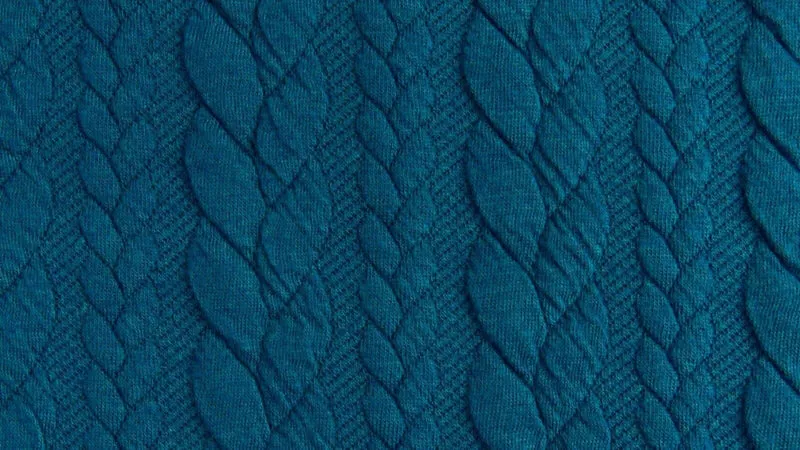 Plain Cable Knit Jersey ideal for jumpers cardigans sweaters Fabric M1659