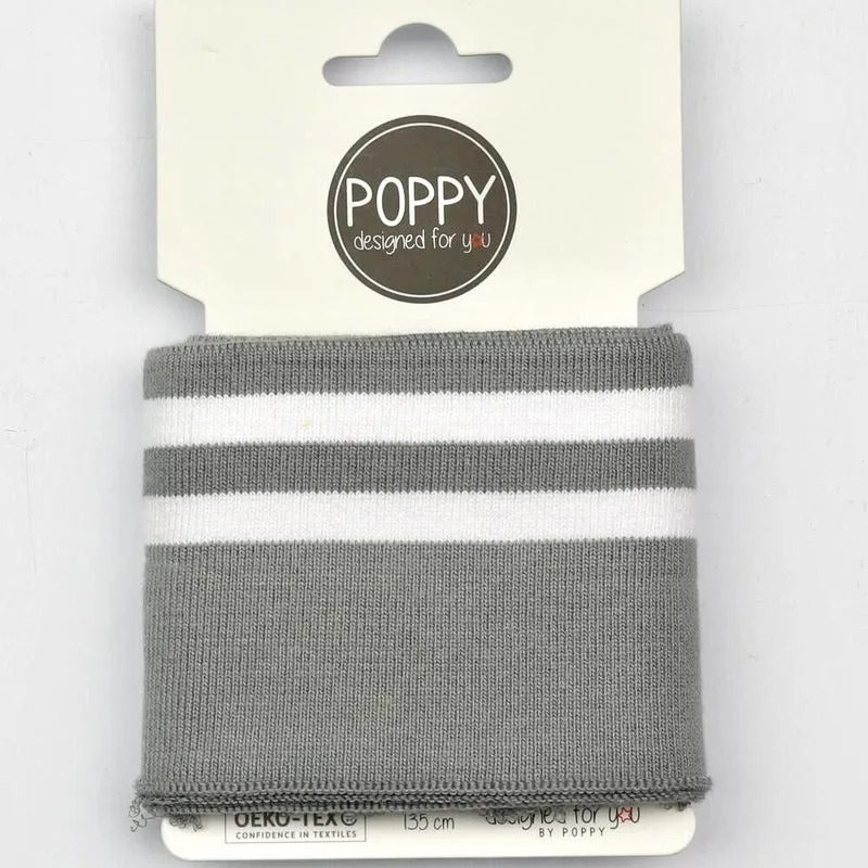 Stripped Ribbed Cuffs Fabric ideal for Headbands cuffs 135cm Long 7cm Wide M1656