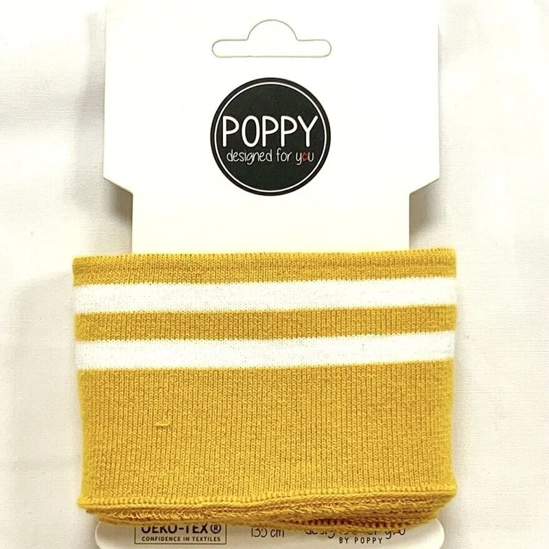 Stripped Ribbed Cuffs Fabric ideal for Headbands cuffs 135cm Long 7cm Wide M1656