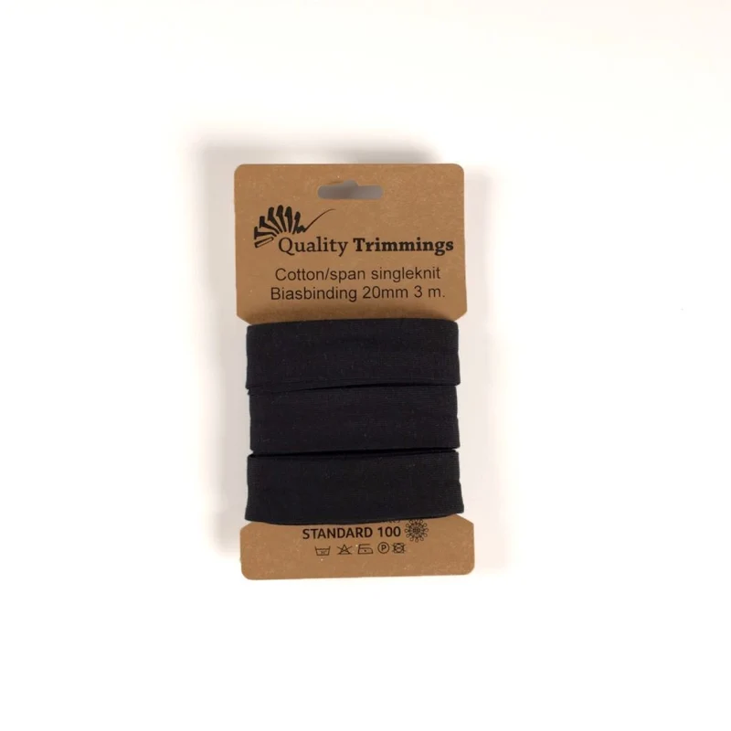 Plain 20mm Stretch Bias Binding Tape pre cut 3 meters Length M1657