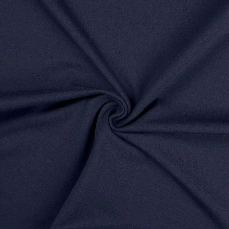 Plain Cotton Stretch Jersey Fabric - 155cm Wide -M1654