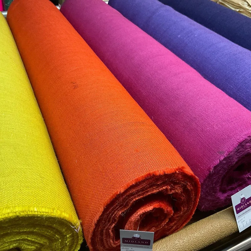 100% Coloured Natural Jute Hessian Craft Ideal for Upholstery Fabric Sacks M1710