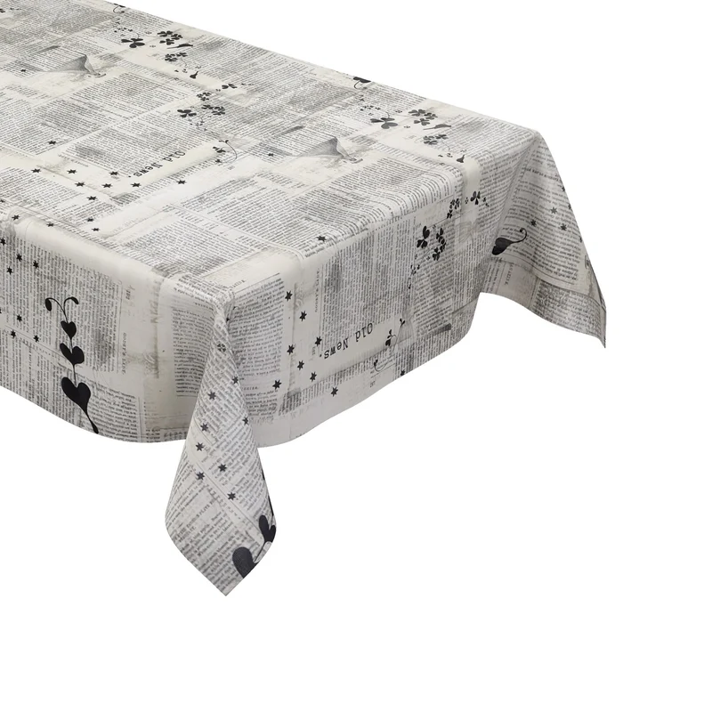Wachstuch Tischdecke K-OZ8028 Zeitungen NEWS eckig rund oval