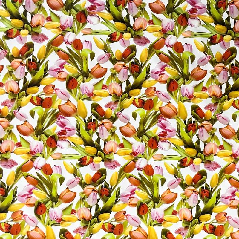 Wachstuch Tischdecke Meterware M19218 Frühjahr Tulpen Blumen eckig rund oval