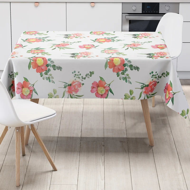 Wachstuch Tischdecke C142291 Rosenblüten Blüten eckig rund oval