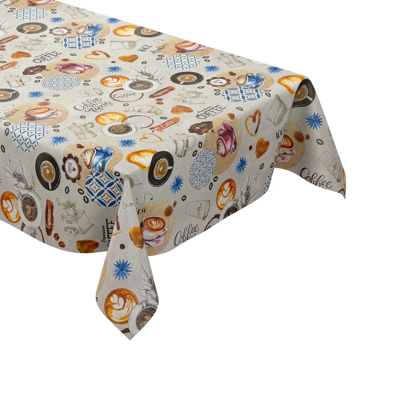 Wachstuch Tischdecke C142341 Kaffee Espresso Kaffeemotiv eckig rund oval