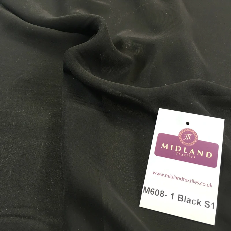 Samples Only of Hi-Multi Caress Chiffon Sheer Fabric Semi-Transparent M608 Mtex