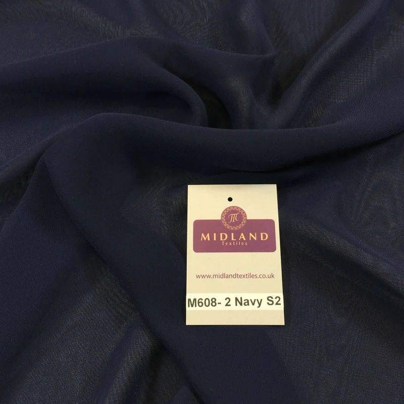 Samples Only of Hi-Multi Caress Chiffon Sheer Fabric Semi-Transparent M608 Mtex