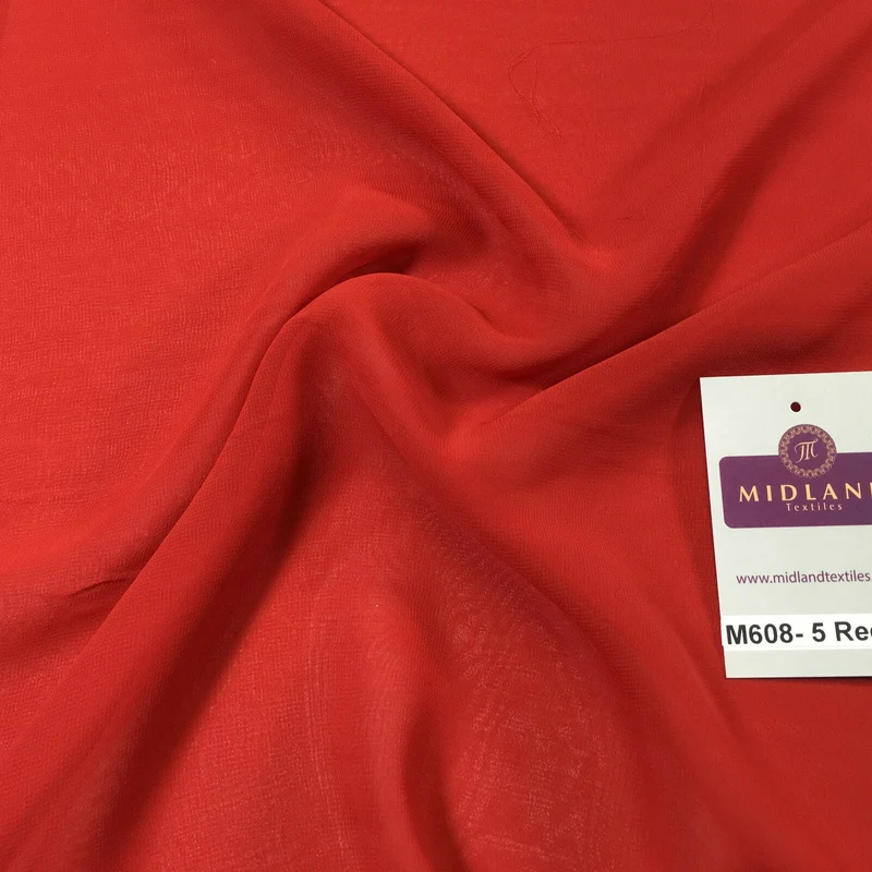 Samples Only of Hi-Multi Caress Chiffon Sheer Fabric Semi-Transparent M608 Mtex