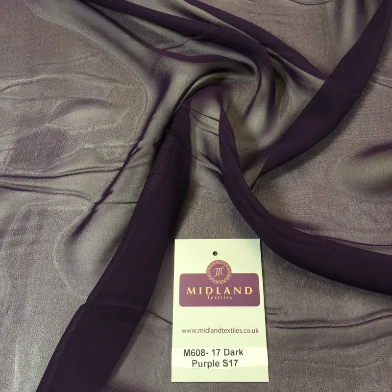 Samples Only of Hi-Multi Caress Chiffon Sheer Fabric Semi-Transparent M608 Mtex