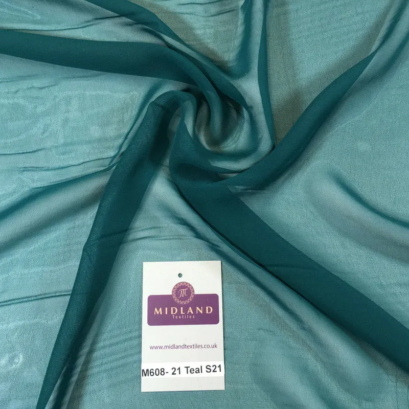 Samples Only of Hi-Multi Caress Chiffon Sheer Fabric Semi-Transparent M608 Mtex