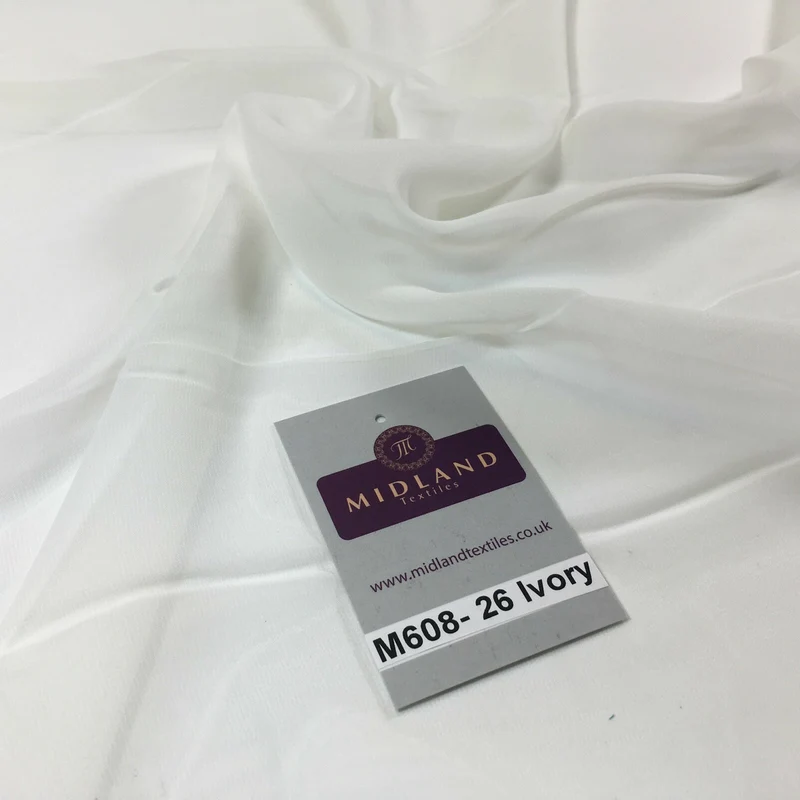 Samples Only of Hi-Multi Caress Chiffon Sheer Fabric Semi-Transparent M608 Mtex