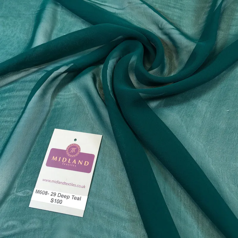 Samples Only of Hi-Multi Caress Chiffon Sheer Fabric Semi-Transparent M608 Mtex