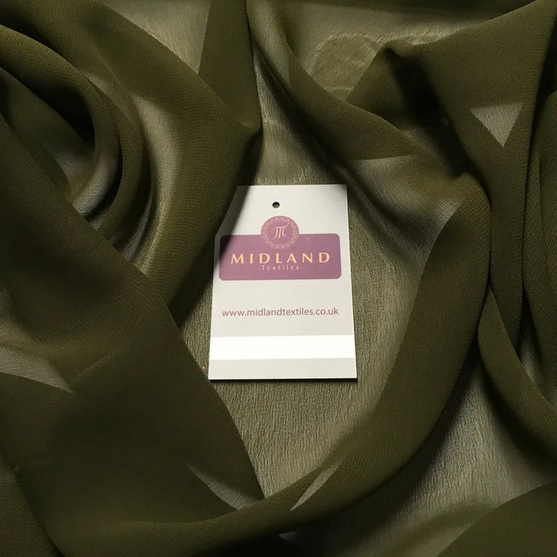 Samples Only of Hi-Multi Caress Chiffon Sheer Fabric Semi-Transparent M608 Mtex