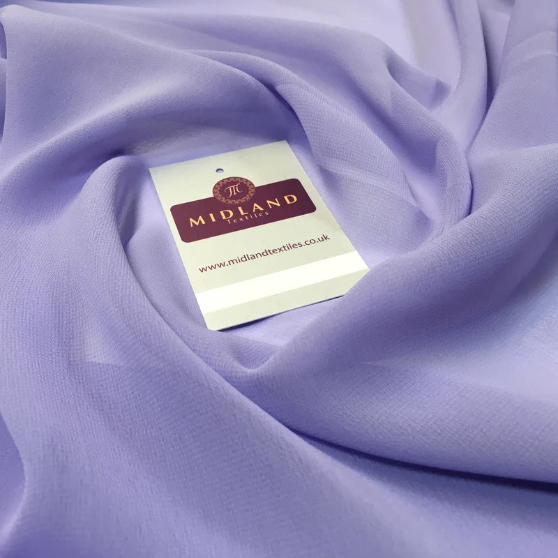 Samples Only of Hi-Multi Caress Chiffon Sheer Fabric Semi-Transparent M608 Mtex