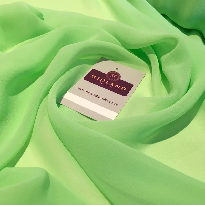 Samples Only of Hi-Multi Caress Chiffon Sheer Fabric Semi-Transparent M608 Mtex