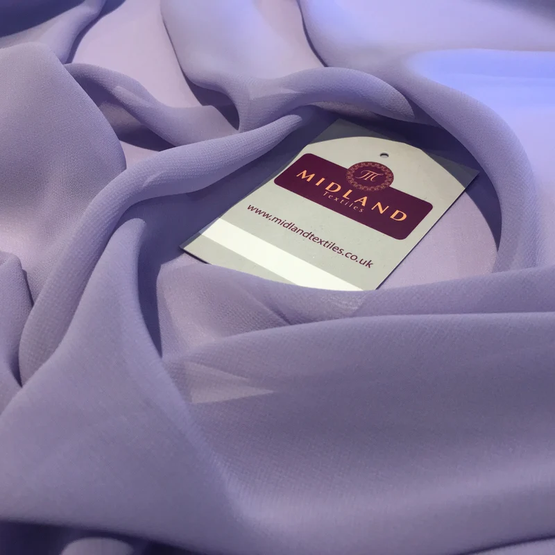 Samples Only of Hi-Multi Caress Chiffon Sheer Fabric Semi-Transparent M608 Mtex