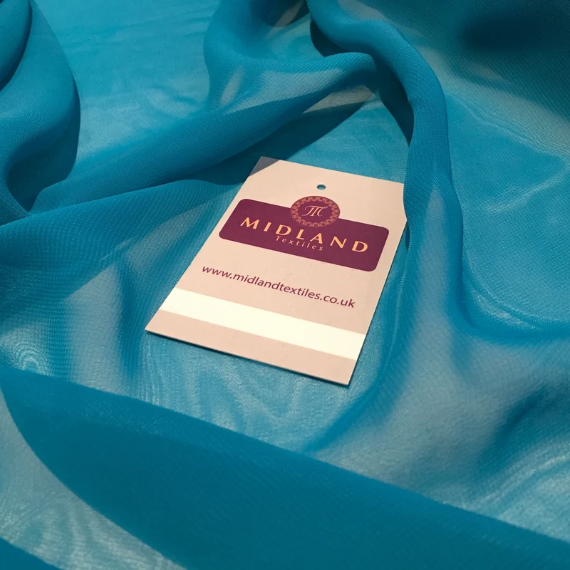 Samples Only of Hi-Multi Caress Chiffon Sheer Fabric Semi-Transparent M608 Mtex