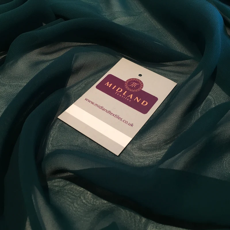 Samples Only of Hi-Multi Caress Chiffon Sheer Fabric Semi-Transparent M608 Mtex